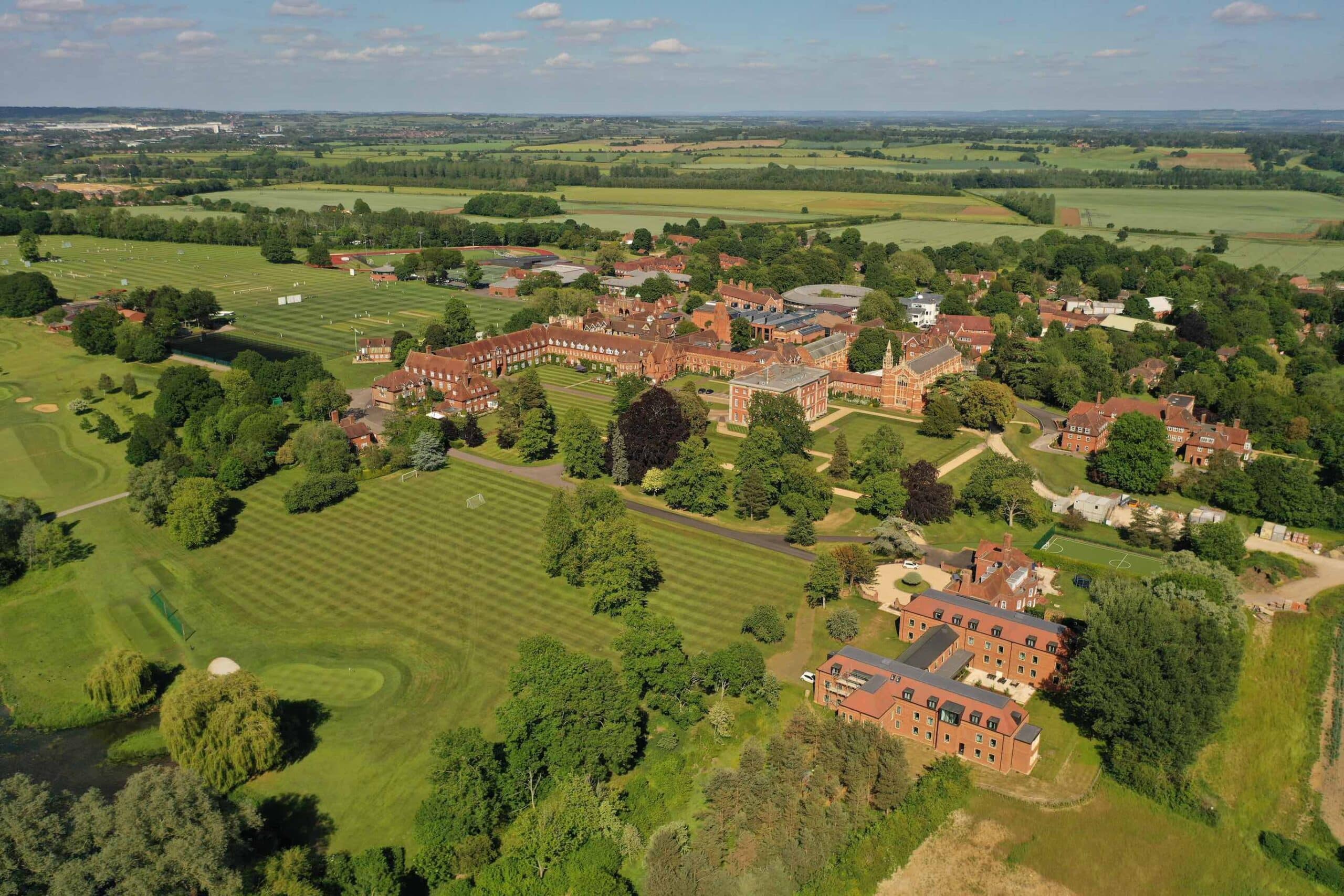 Radley College by air taken from above L Social